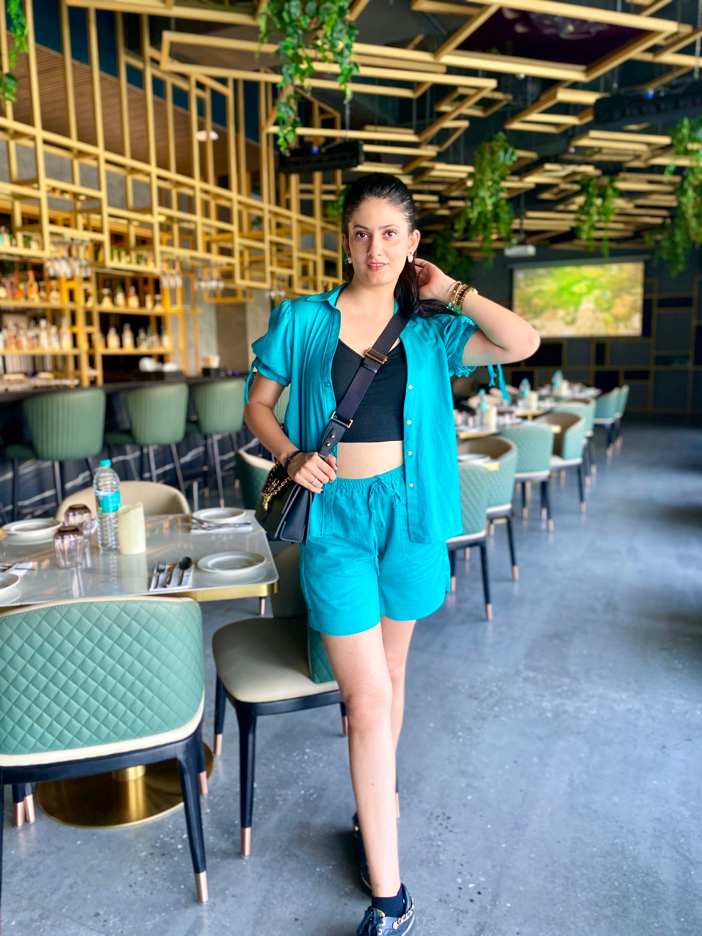 Linen Teal Co-Ord