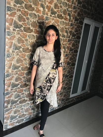 Buddha Block Printed Kurti