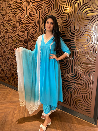 Blue Bliss Kurta Set